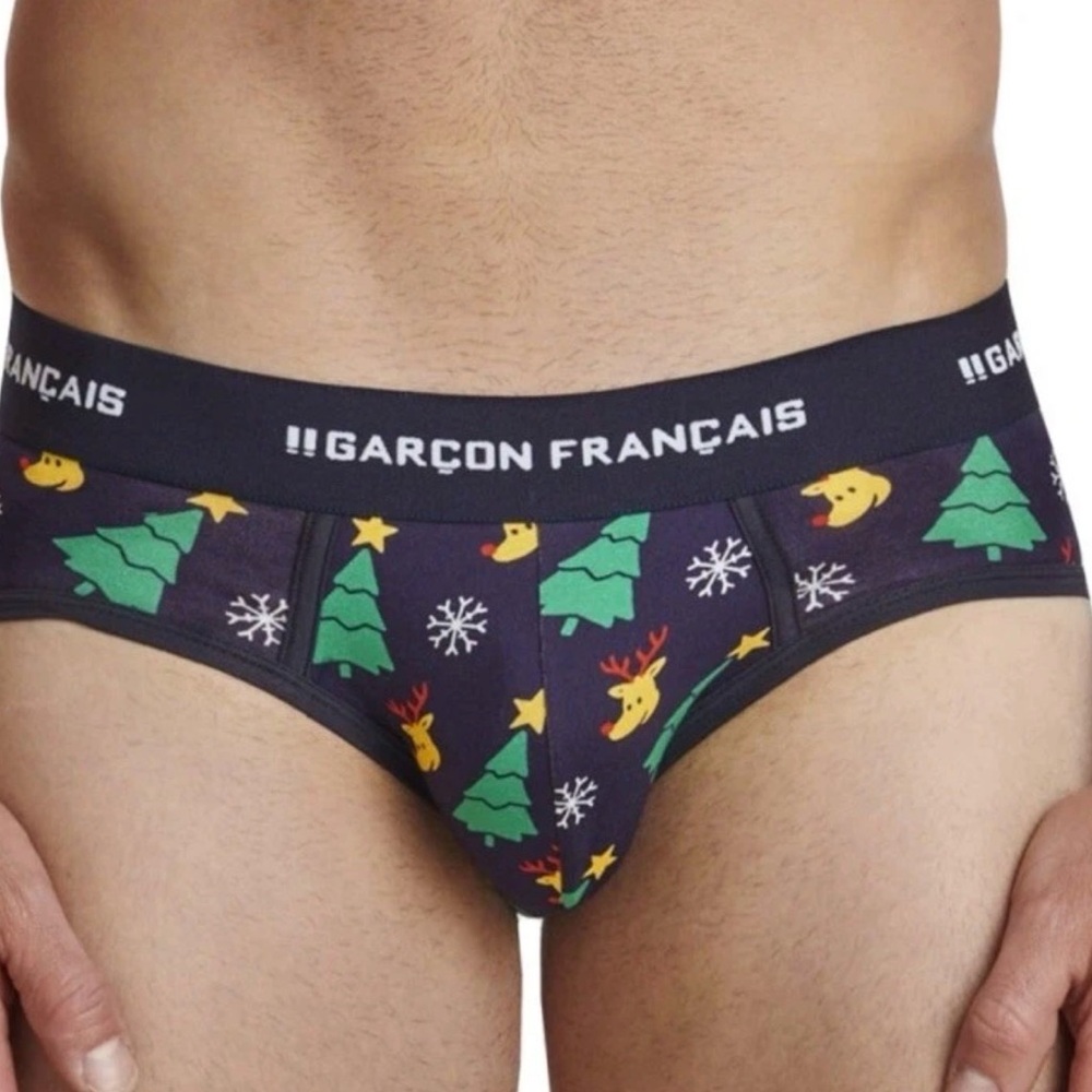 Garçon français French men, underwear brief briefs kitch Christmas large